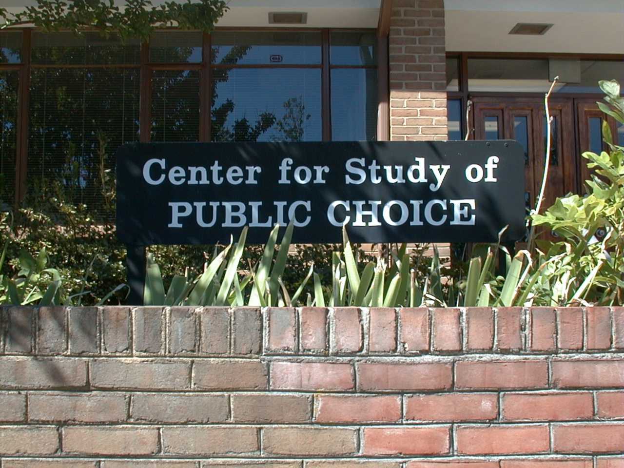 center for study of public choice